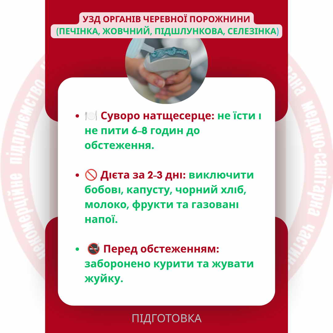 Готуємося до УЗД правильно: ІНСТРУКЦІЯ для пацієнтів КНП НМР «СМСЧ м. Нетішин»